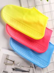 1pair Waterproof Random Color Rain Boots Cover