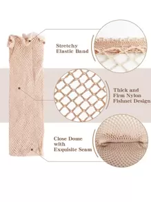 1pc Wig Net - Dusty Pink - View 8