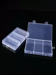 1入組透明收納盒 - 無色 - 查看 5