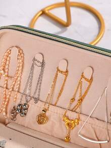 1 cutie de depozitare pentru bijuterii multi-grilă - Verde - Vizualizare 4