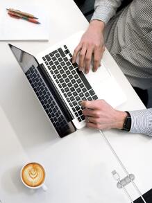 2入組線束夾-電纜管理,6mm電纜整理系統-橡膠黏合線掛,適用於家庭,辦公室,小隔間,汽車,桌面配件（黑灰色） - 彩色 - 查看 5