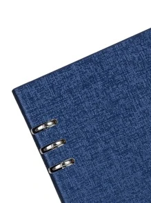 1pc Random Color Binder Loose Leaf Journal - Multicolor - View 4