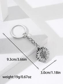 Chaveiros Gráfico de slogan Girassol Amuleto - Multicolorido - Ver 3