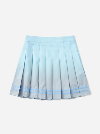 Gonna plissettata sfumato