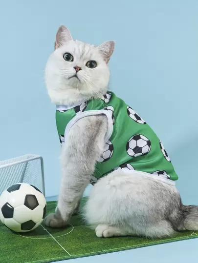 PETSIN 足球圖案寵物背心