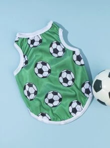 PETSIN 足球圖案寵物背心 - 彩色 - 查看 5