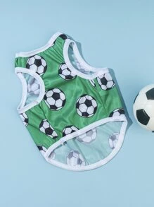 PETSIN 足球圖案寵物背心 - 彩色 - 查看 6