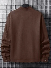 Calvornis 男士长袖拉链绒面抓绒外套