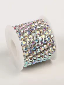 1roll Rhinestone Decor DIY Chain