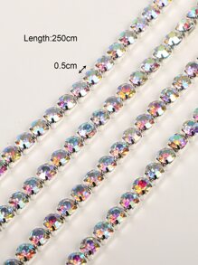 1roll Rhinestone Decor DIY Chain