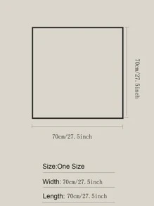 幾何圖案方巾 - 彩色 - 查看 3