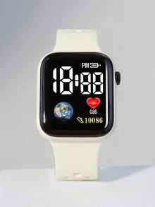 Hollow Out  Electronic Watch - White - View 2