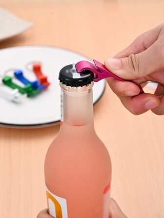 1pc Random Key Ring ,Bottle Portable And Beer Opener Type Can Porket Size Tool & Home Improvement