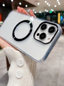 Clear Phone Case - Black - View 5