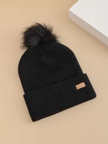 1 Mũ bóng chày thời trang tối giản dành cho nữ có in logo và chữ ký cá nhân - màu đen - Xem 2