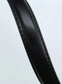 Metal Buckle Belt Summer, School Fall, Autumn, Halloween - Black - View 3