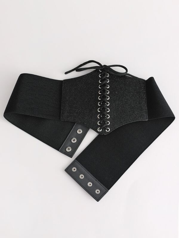 Laceup Front Corset Belt SHEIN USA
