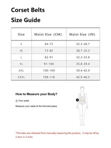 Lace-Up Front Corset Belt Waist Trainer Accessories For Ladies For Dress Western Cowboy Cowgirl Country Wear Vintage Black Belt - Black - View 3