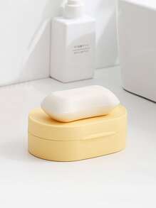 1 pieza Jabonera portátil - Amarillo - Ver 1
