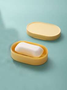 1 pieza Jabonera portátil - Amarillo - Ver 2