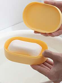 1 pieza Jabonera portátil - Amarillo - Ver 5