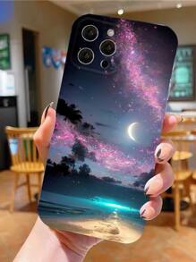 風景印花手機殼相容於iPhone15/15Plus/15Pro/15Promax - 彩色 - 查看 1