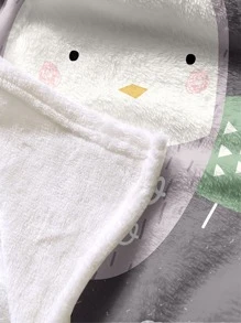 1 khẩu hiệu & chăn họa tiết hoạt hình - Nhiều màu - Xem 5