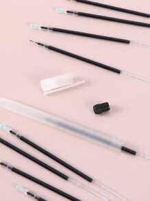 50入組簡約風凝膠筆芯