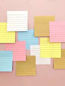 1pc Random Color Sticky Note - Multicolor - View 2