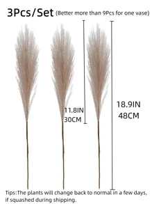 3 piezas Césped de caña artificial - Multicolor - Ver 3