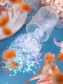 1包白色星形彩色彩帶,派對必備品 - 彩色 - 查看 1