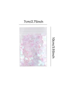 1包白色星形彩色彩帶,派對必備品 - 彩色 - 查看 3