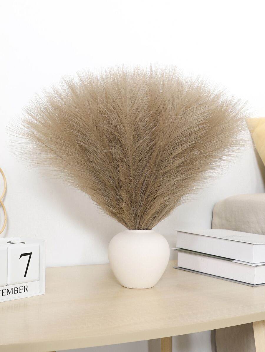 Caña De Simulación Artificial - Caña De Planta Falsa Para Decoración De Bodas, Fiestas Y Hogar - Café integral - Ver 1