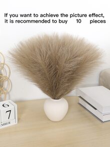 Caña De Simulación Artificial - Caña De Planta Falsa Para Decoración De Bodas, Fiestas Y Hogar - Café integral - Ver 5