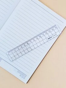 1 pieza Regla de plástico transparente, Reglas - transparente - Ver 1