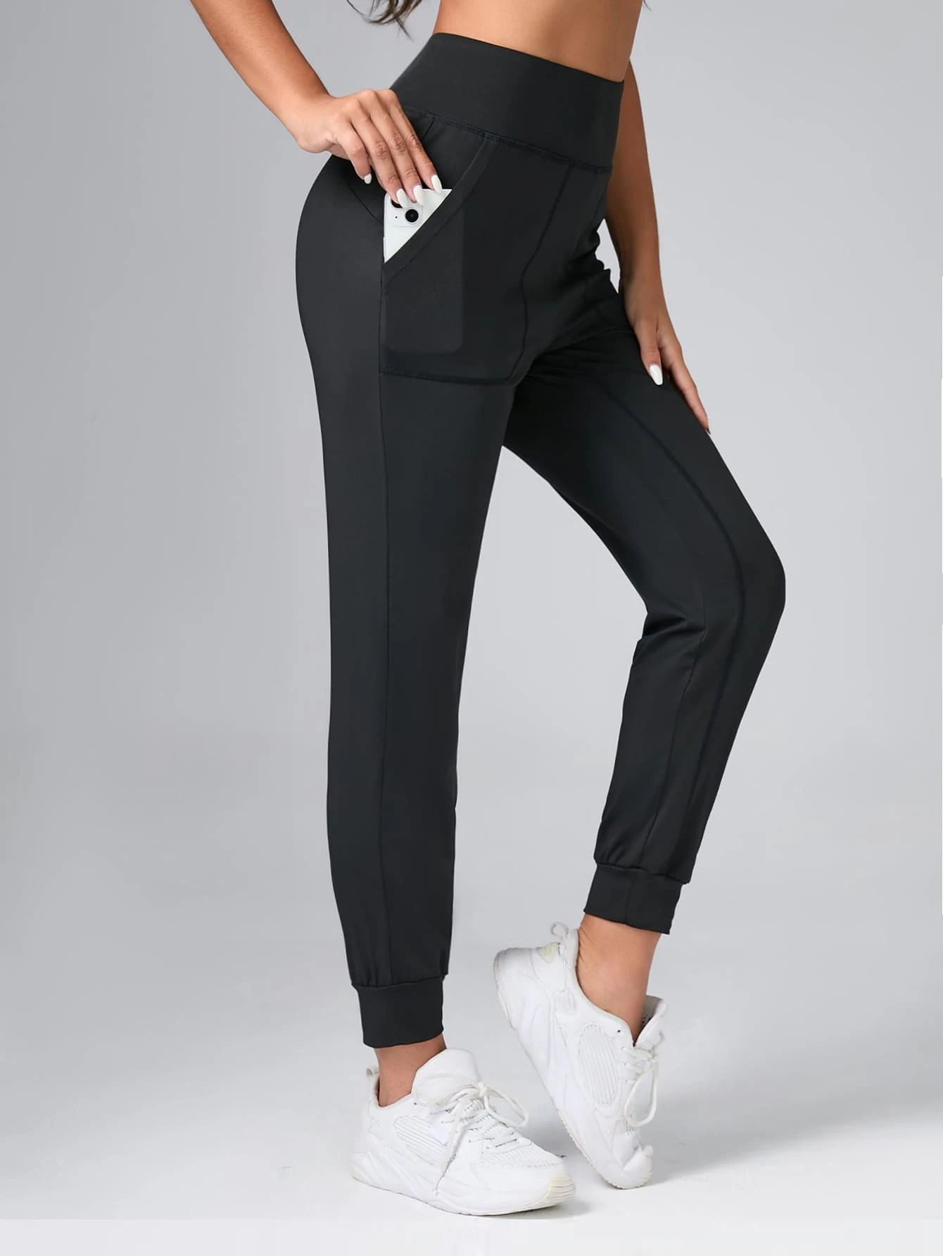 寬腰帶運動褲帶手機袋