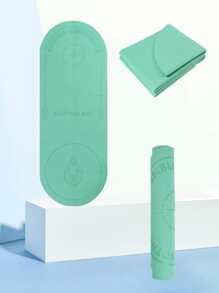 1pc 165*61CM Foldable Skipping Mat - Green - View 2