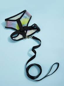 PETSIN 2pcs Tie Dye Pattern Pet Leash & Harness Set - Multicolor - View 5