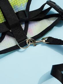PETSIN 2pcs Tie Dye Pattern Pet Leash & Harness Set - Multicolor - View 7