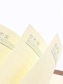 1pc Random Color Binder Loose Leaf Journal - Multicolor - View 5