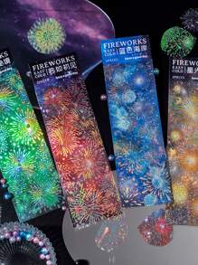 2pcs Spark Pattern Random Sticker - Multicolor - View 3