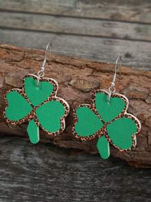 Clover Drop Earrings - Multicolor - View 4