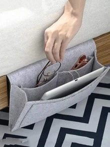 1入組床側懸掛收納包 - 淺灰色 - 查看 5