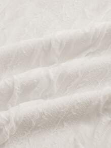 SHEIN MOD 小高領木耳邊T恤