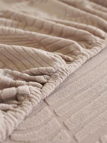 1pc Jacquard Stretchy Sofa Seat Cover - Apricot - View 6