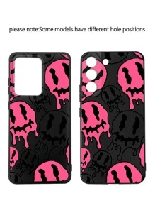 Ghost Horror Smile Face Pattern Phone Case Compatible With IPhone 11,IPhone 13,Huawei P30 Pro - Multicolor - View 4