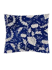 Floral Print Duvet Cover Set Without Filler - Multicolor - View 4