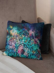 1 pieza Funda de cojín impermeable sin relleno con patrón de mándala - Multicolor - Ver 5