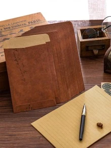 18pcs Plain Envelope - Rust Brown - View 1