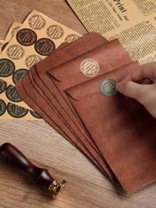 18pcs Plain Envelope - Rust Brown - View 6